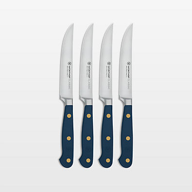 View Wusthof ® Classic Color Wild Blueberry 4.5'' Steak Knives, Set of 4 details