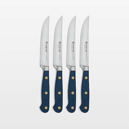 Wusthof ® Classic Color Wild Blueberry 4.5'' Steak Knives, Set of 4