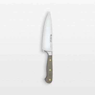 View Wusthof Classic Color Velvet Oyster 6" Chef's Knife details