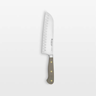 Wusthof Classic Color Velvet Oyster 7" Santoku Knife