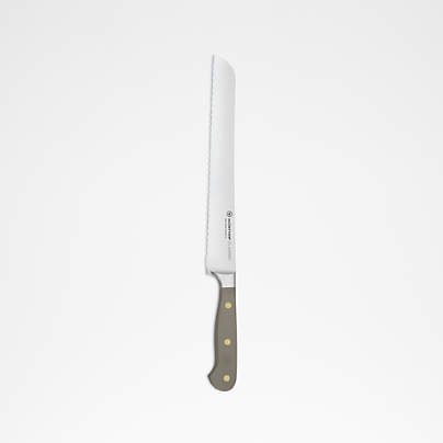 Wusthof Classic Color Velvet Oyster 9" Serrated Bread Knife