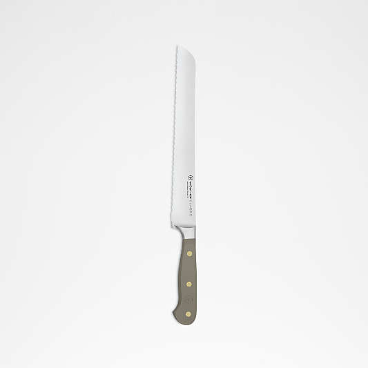 Wusthof Classic Color Velvet Oyster 9" Serrated Bread Knife
