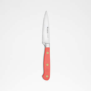 Classic Coral Peach 8-Piece Designer Knife Block Set - Eversharp