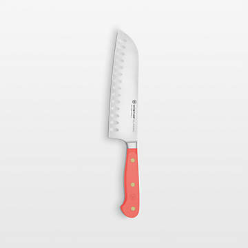Classic Coral Peach 8-Piece Designer Knife Block Set - Eversharp