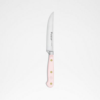 View Wusthof Classic Color Pink Himalayan Salt 4.5" Steak Knife details