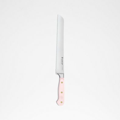 View Wusthof Classic Color Pink Himalayan Salt 9" Serrated Bread Knife details