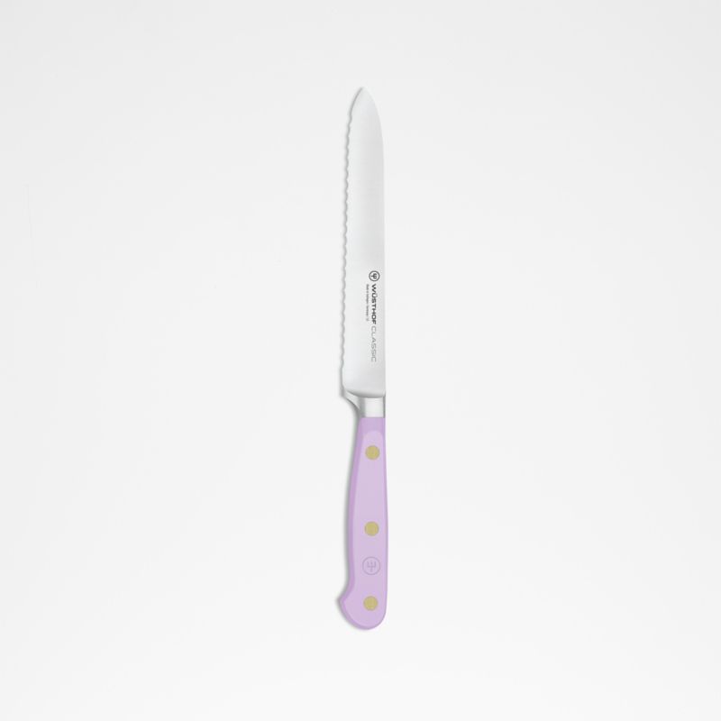 Wusthof Classic Color Purple Yam 5" Serrated Utility Knife - image 0 of 4