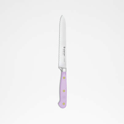 Wusthof Classic Color Purple Yam 5" Serrated Utility Knife