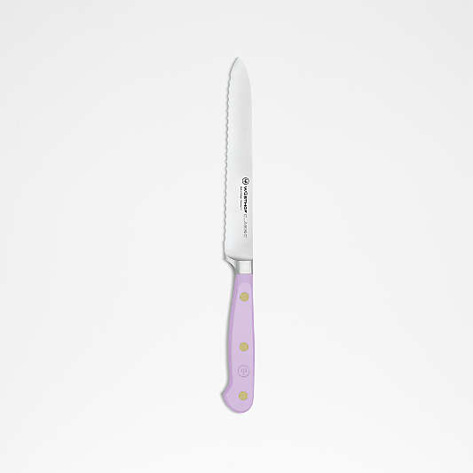 Wusthof Classic Color Purple Yam 5" Serrated Utility Knife
