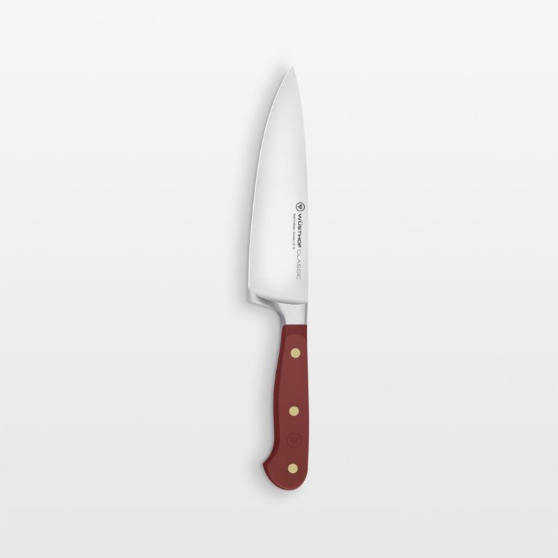 Knives in block CLASSIC COLOUR, set of 8, tasty sumac, Wüsthof 