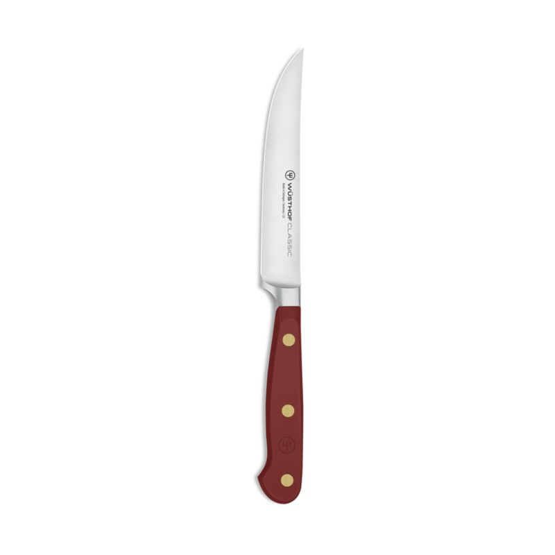 Steak knives CLASSIC COLOUR, set of 4, 12 cm, tasty sumac, Wüsthof