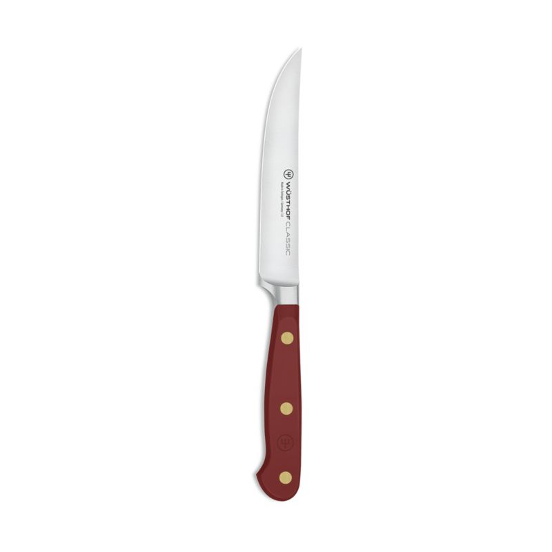 Knives in block CLASSIC COLOUR, set of 8, tasty sumac, Wüsthof 