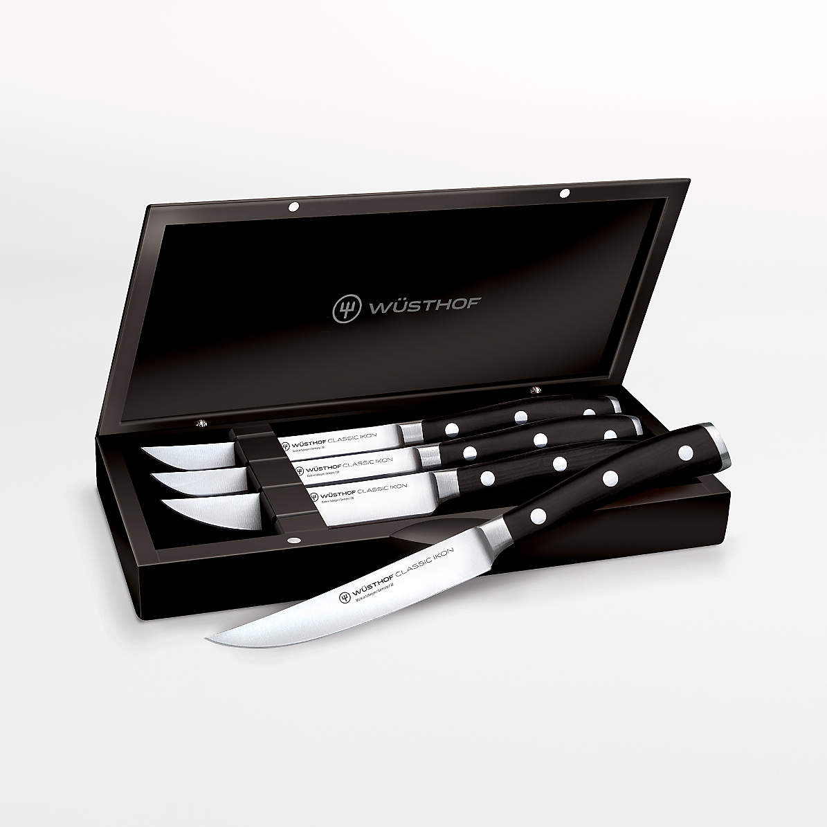 Ikon Steak Knives With Case - Wüsthof @ RoyalDesign