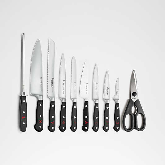 Wusthof ® Classic 11-Piece Acacia Knife Block Set