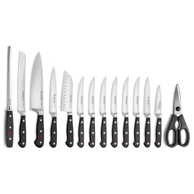 Wusthof ® Classic 15-Piece Acacia Knife Block Set