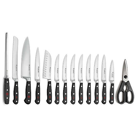 Wusthof ® Classic 15-Piece Acacia Knife Block Set