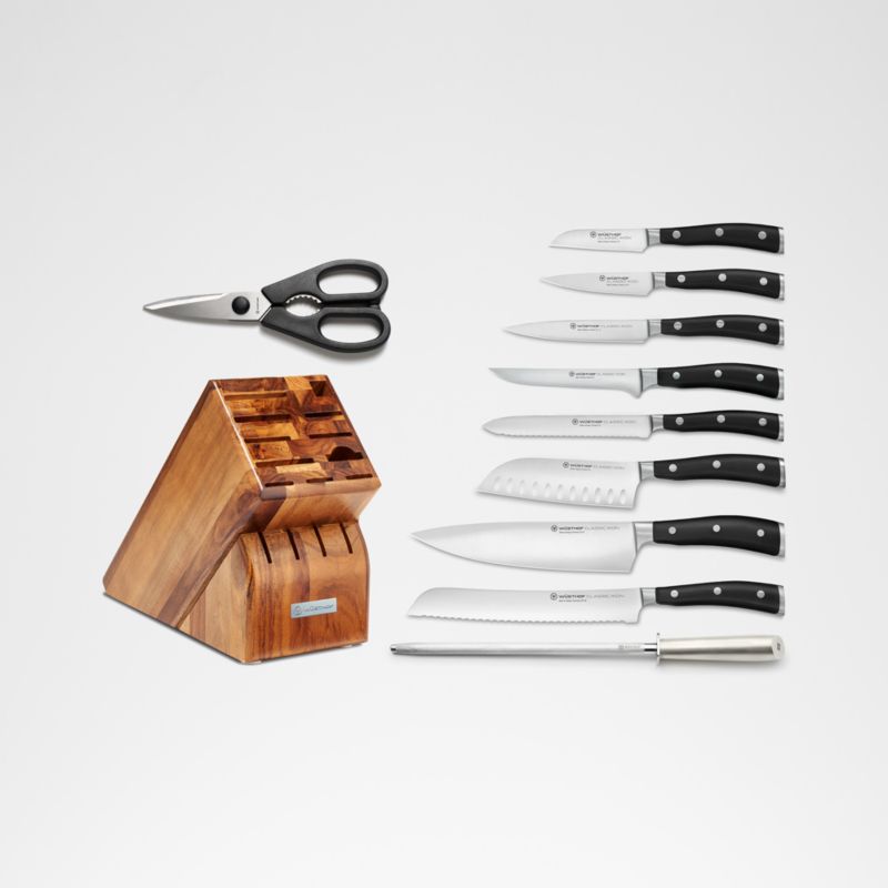 Wusthof ® Classic Ikon 11-Piece Acacia Knife Block Set - image 2 of 3