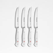 Wüsthof Classic 4-Piece White Steak Knife Set