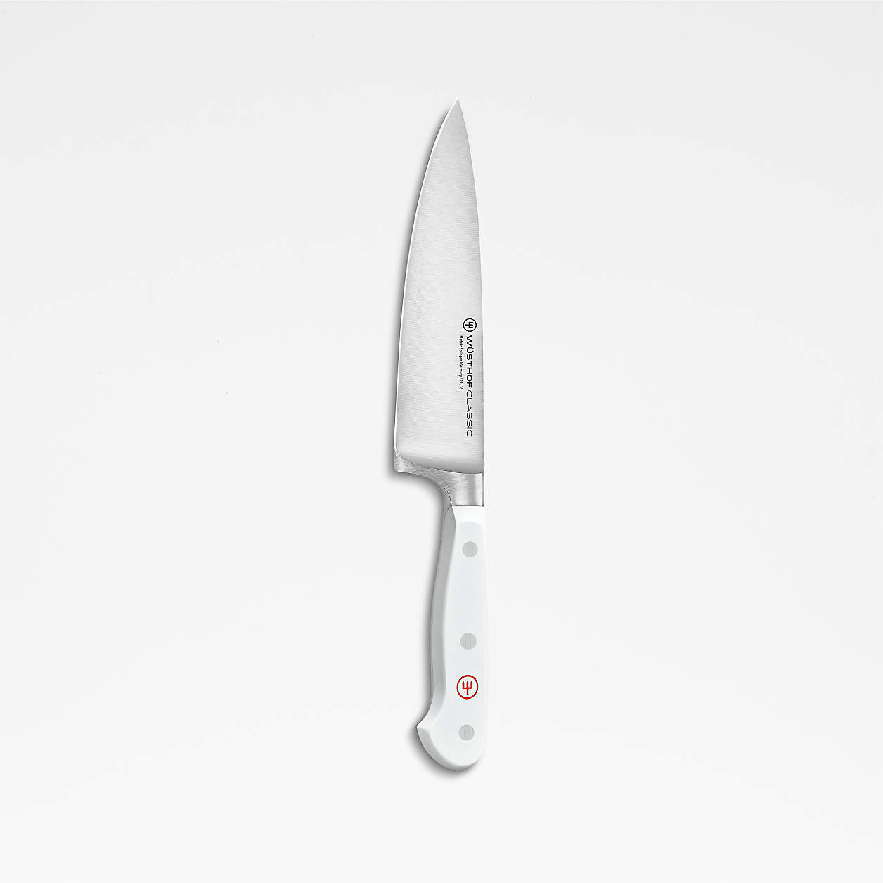 Wusthof Classic White 6" Chef's Knife + Reviews Crate & Barrel