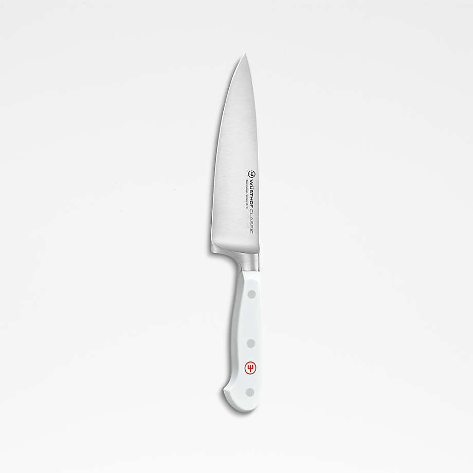 Wusthof Classic White 6" Chef's Knife + Reviews | Crate & Barrel