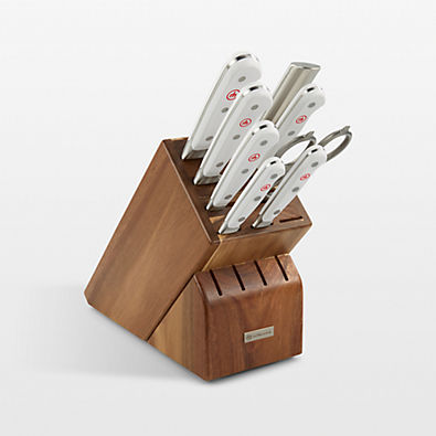View Wusthof Classic White 9-Piece Knife Block Set details