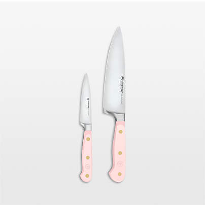 Wusthof ® Classic Pink Himalayan Salt 2-Piece Paring & Chef's Knife Set