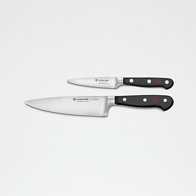View Wusthof ® Classic Black 2-Piece Prep Knife Set details