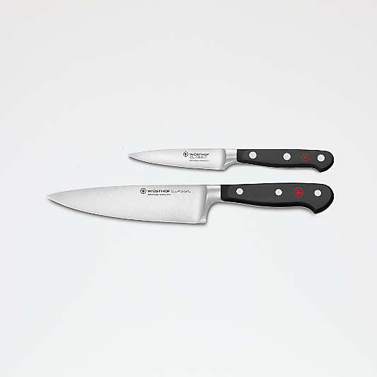 Wusthof ® Classic Black 2-Piece Prep Knife Set