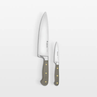 Wusthof Classic Color Velvet Oyster Grey 2-Piece Knife Set