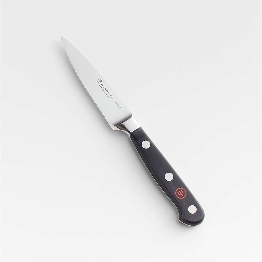 Wüsthof ® Classic 3.5" Serrated Paring Knife (Open Larger View)
