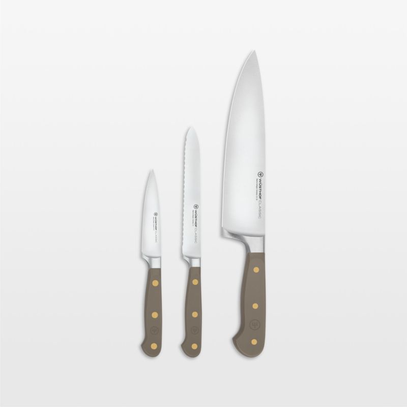 Wusthof ® Classic Velvet Oyster 3-Piece Chef's, Utility, Paring Knife Set - image 0 of 1