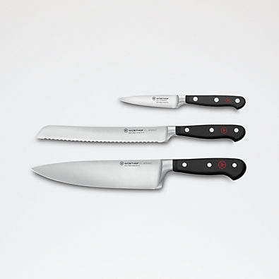 View Wusthof ® Classic Black 3-Piece Starter Set details