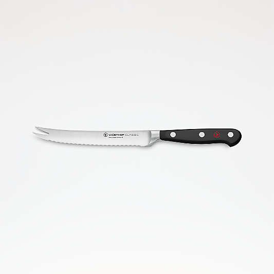 Wusthof ® Classic Black 5" Tomato Knife