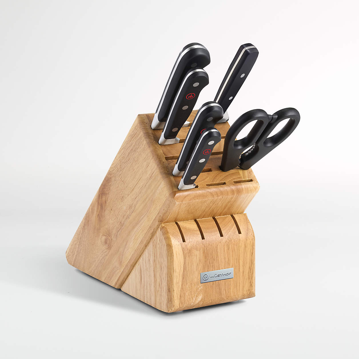 Wüsthof Classic 7Piece Knife Block Set + Reviews Crate & Barrel