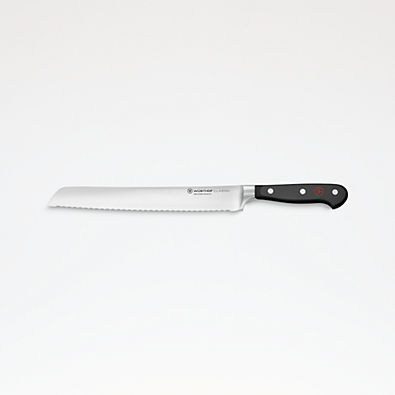 View Wusthof ® Classic Black Double Serrated Bread Knife details