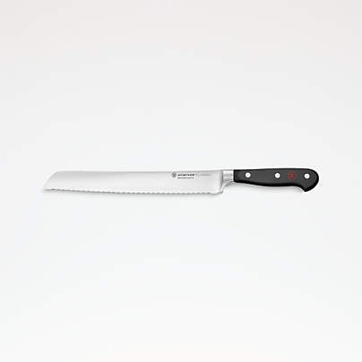 Wusthof ® Classic Black Double Serrated Bread Knife