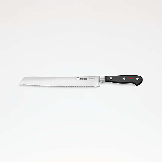 Wusthof ® Classic Black Double Serrated Bread Knife