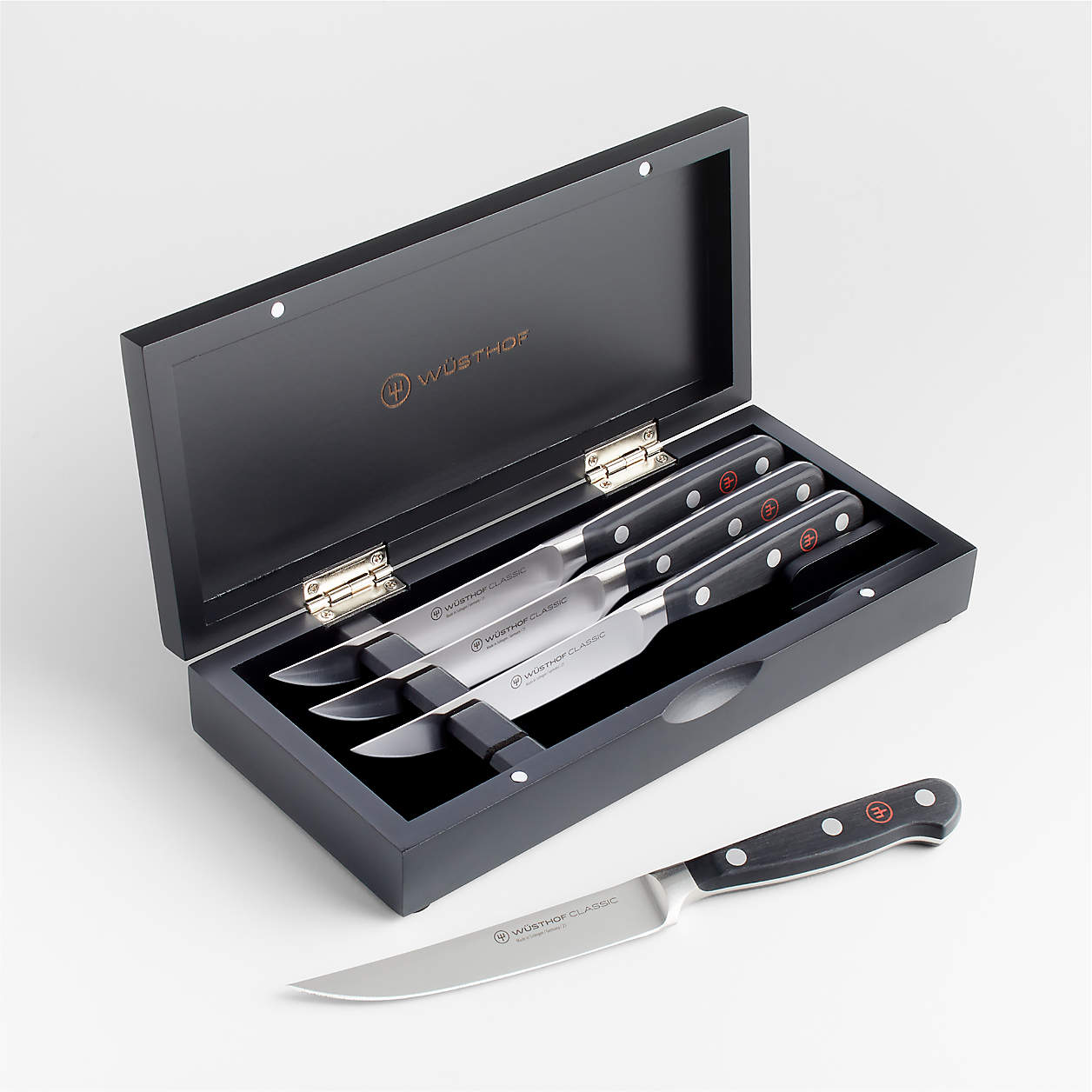 Wusthof Classic Steak Knives, Set of 4 with Box + Reviews Crate