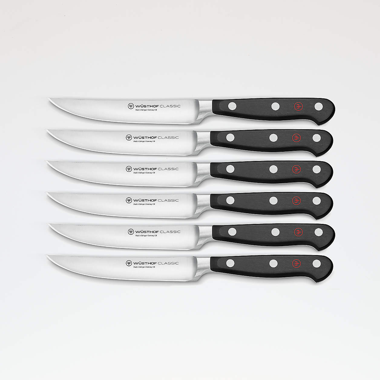 Wusthof Classic Steak Knives, Set of 6 + Reviews Crate & Barrel