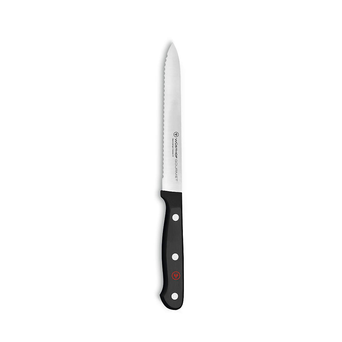 Wüsthof Gourmet 16-Piece White Knife Set in Acacia Block