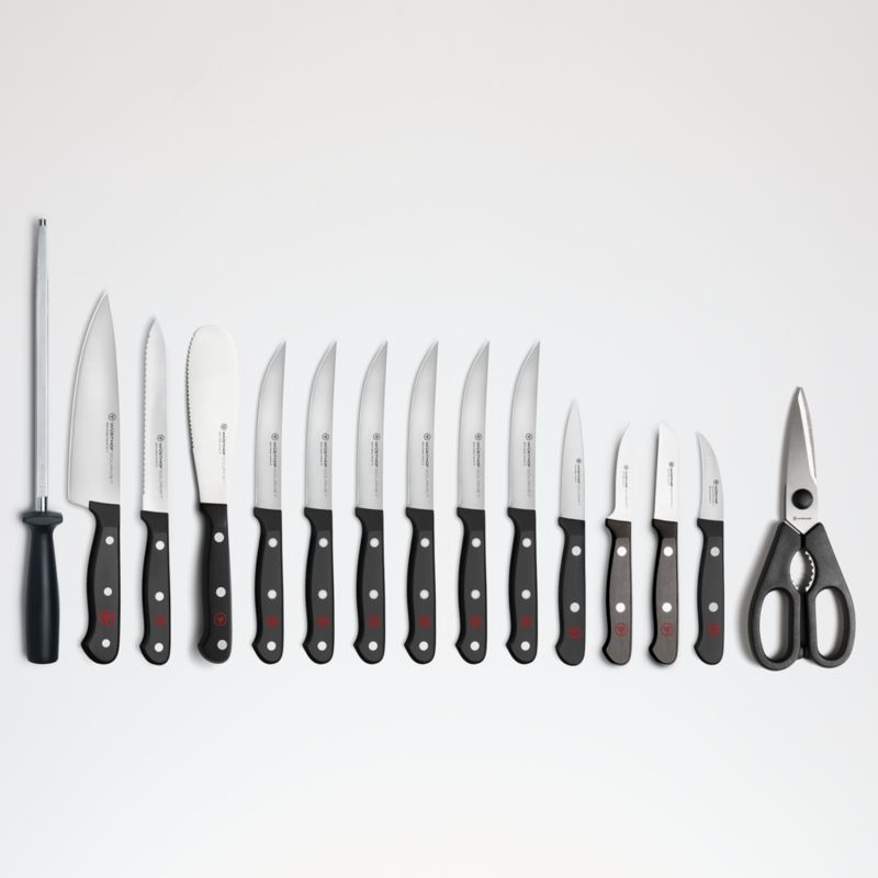 Wusthof ® Gourmet 16-Piece Acacia Knife Block Set