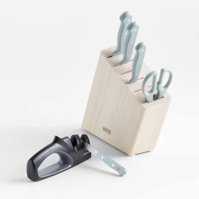 Wusthof ® Gourmet Blue 7-Piece Knife Block Set - image 0 of 3