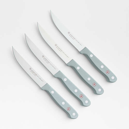 Wusthof ® Gourmet Blue Steak Knives, Set of 4