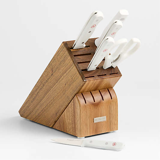 Wusthof ® Gourmet White 7-Piece Block Set