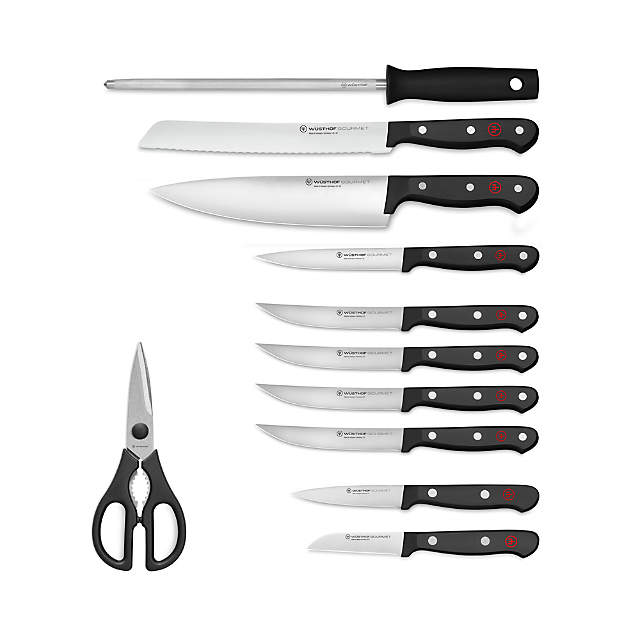 KitchenAid Gourmet 14-Piece Black Birch Knife Block Set