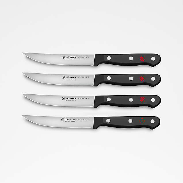 Wusthof Gourmet Stamped Steak Knives, Set of 6 + Reviews Crate & Barrel