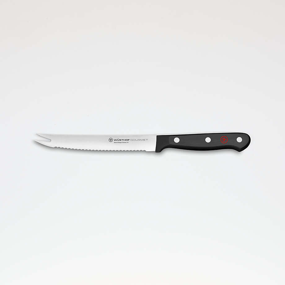 Wüsthof Gourmet Stamped 5" Tomato Knife + Reviews Crate & Barrel