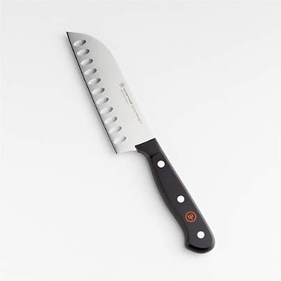 Wusthof ® Gourmet Black 5" Hollow Edge Santoku Knife