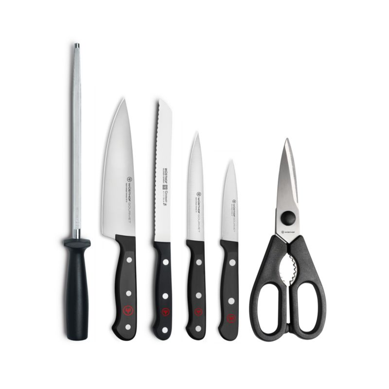 Wüsthof Gourmet 7-Piece Steak Knife Block Set