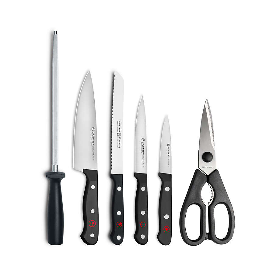 Smeg Launched A 7-Piece Knife Block Set At Crate & Barrel